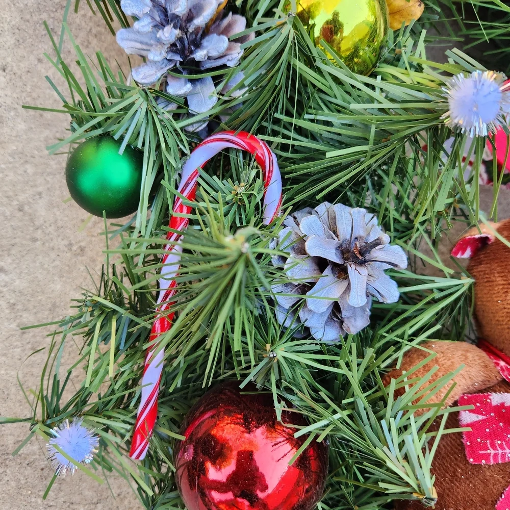 Merry Moose Christmas Wreath